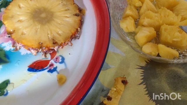 Как я чищу ананас