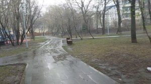 Москва дождик весенний