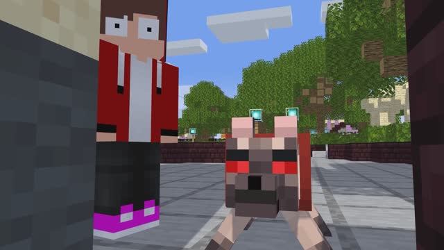 Стал очень секретным ниндзя в Майнкрафте, мультфильм