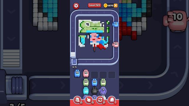 Прохождение 769 уровня Pixel Flow