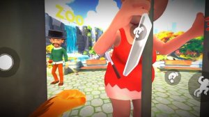 ОБЕЗЬЯНА В КЛЕТКЕ 🐵🐵🐵