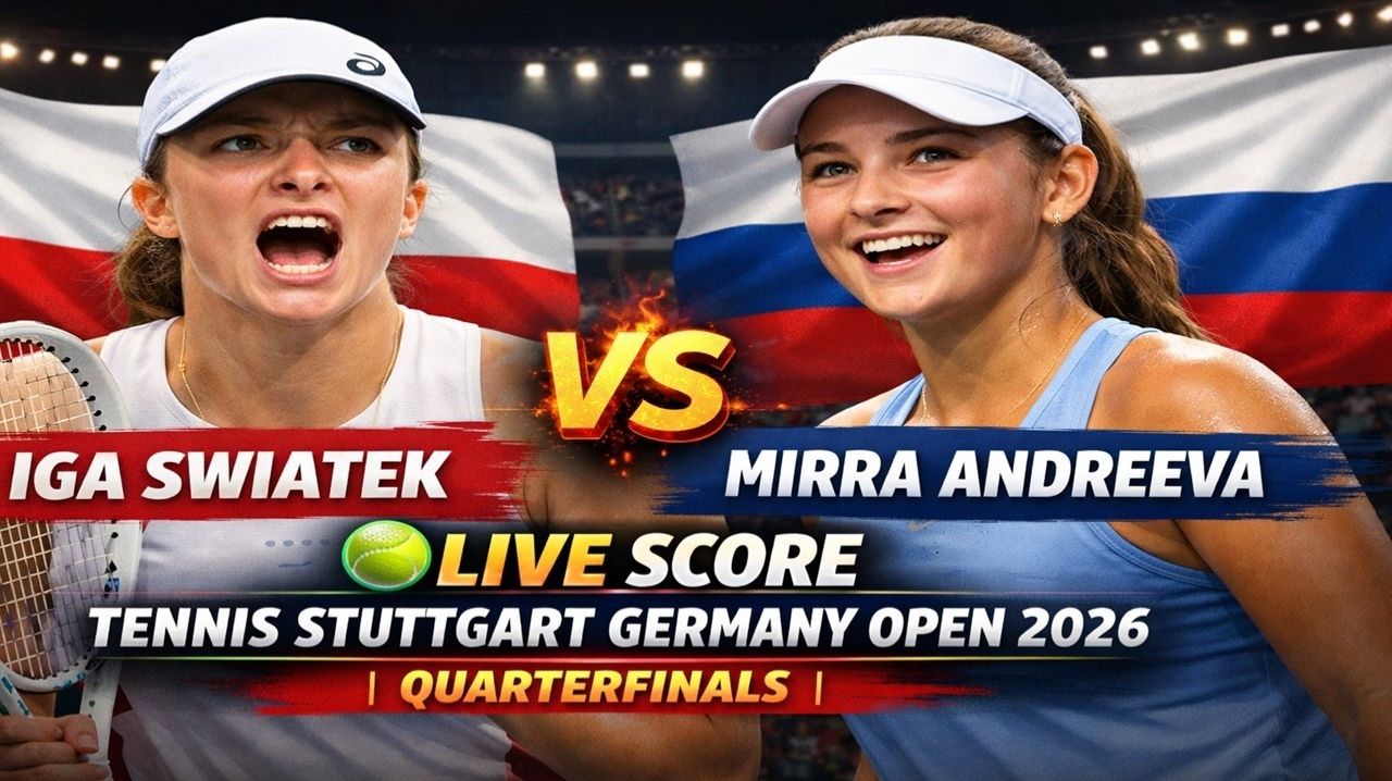 Швентек И — Андреева М Теннис. WTA. Штутгарт. Грунт Прямая трансляция