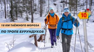 18 км таёжного мороза по тропе бурундуков. К метеостанции Хамар-дабан.