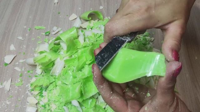 АСМР РЕЗКА МЫЛА