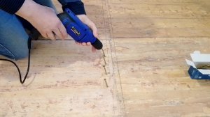 Ремонт полов часть 12. Укрепление деревянных полов саморезами