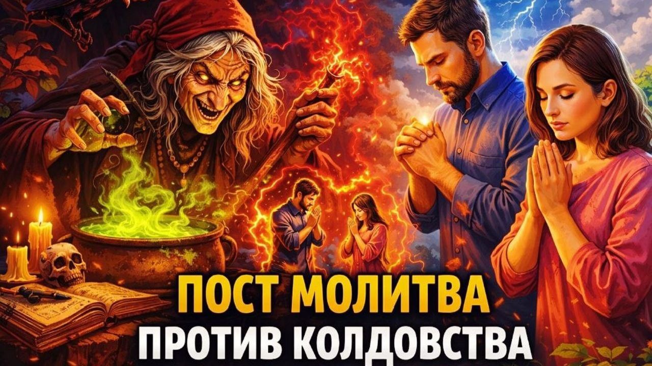 Молитва пост, против колдовства. 13.04.26.