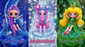 Руми и Принцесса Пич в отпуске!Поделки для кукол в стиле Бриллиант, Рубин и Сапфир куклы ЛОЛ ОМГ!