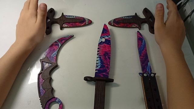 оцениваю и открываю ножи