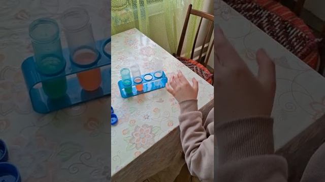 Эксперимент Георгия - разные массы жидкостей