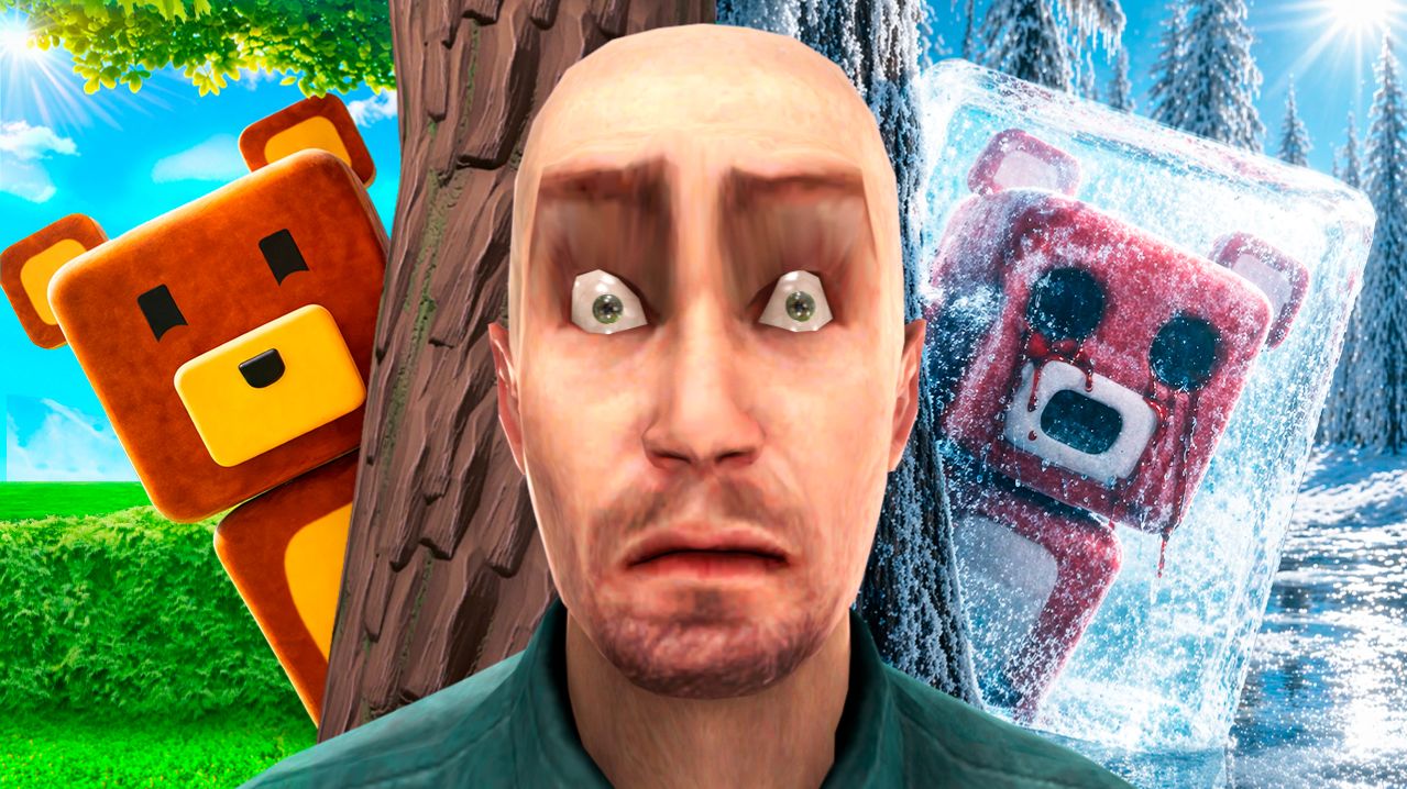 ТАЙНА ВО ЛЬДАХ! СТРАШНЫЙ СЕКРЕТ В Super Bear Adventure