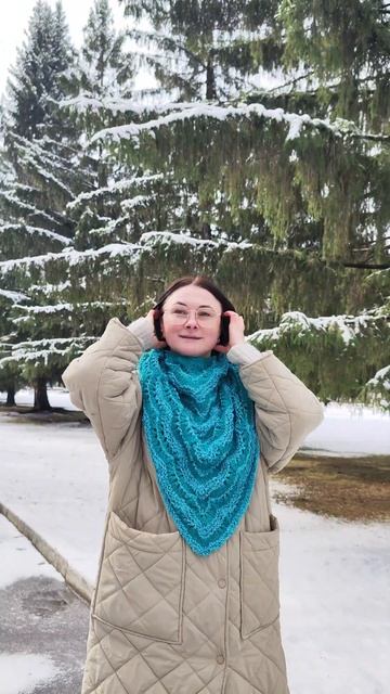 Связала за 3 вечера хочешь такой же? knitting вязаниеспицами шальспицами шаль бактус