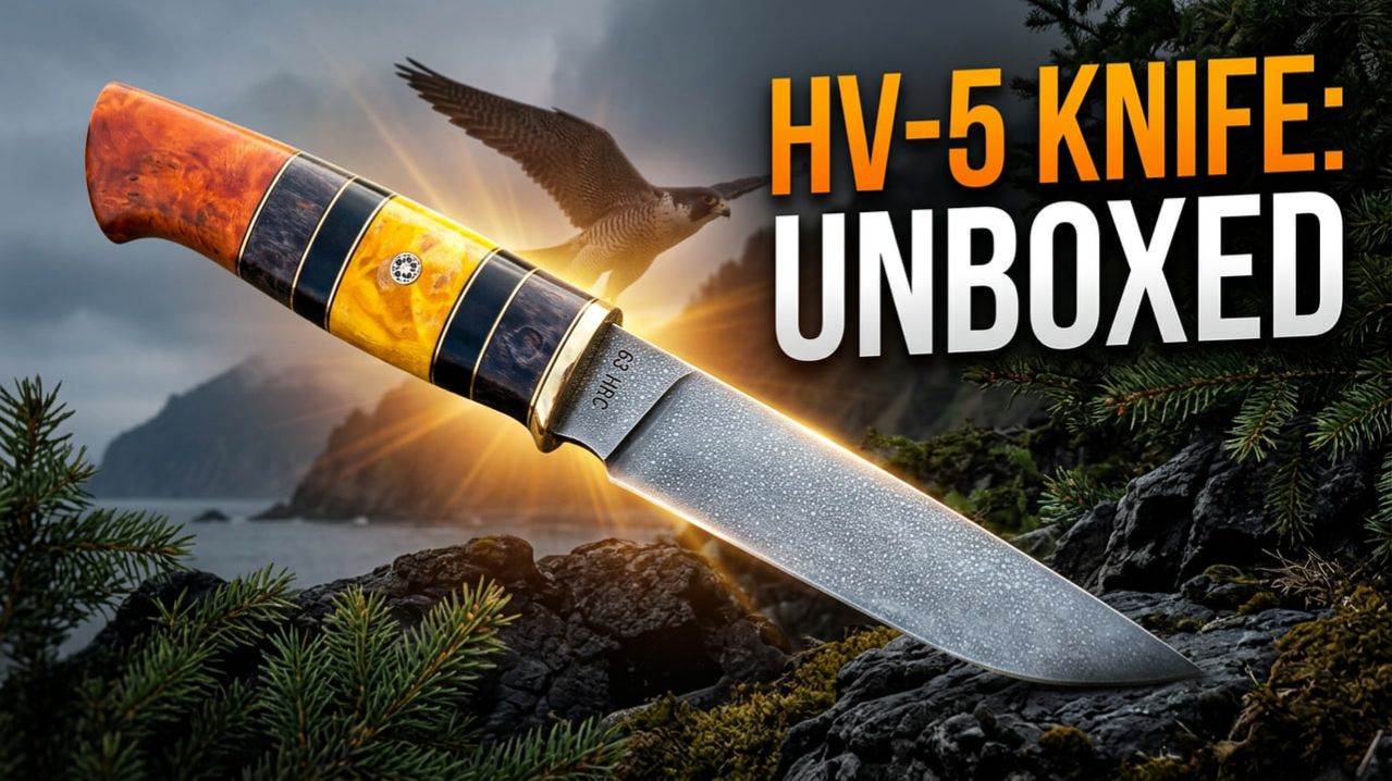 Нож САПСАН для охотника из Сахалина 🦅