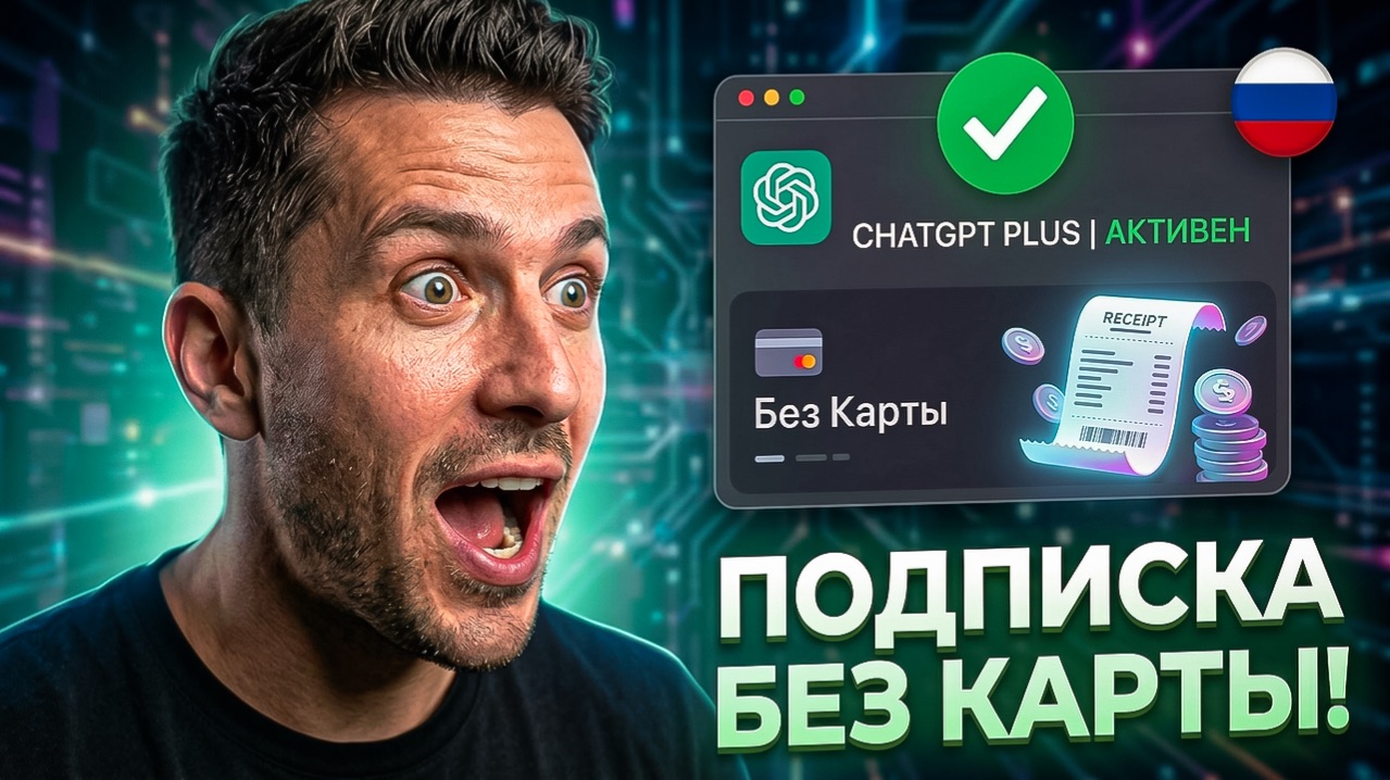 КАК КУПИТЬ CHATGPT PLUS В РОССИИ 2026 | CHATGPT PLUS БЕЗ КАРТЫ РАБОЧИЙ СПОСОБ