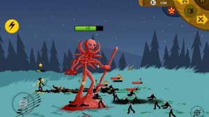Stick War Legacy, миссия 318 (insane, без баффов, гальванический скин)