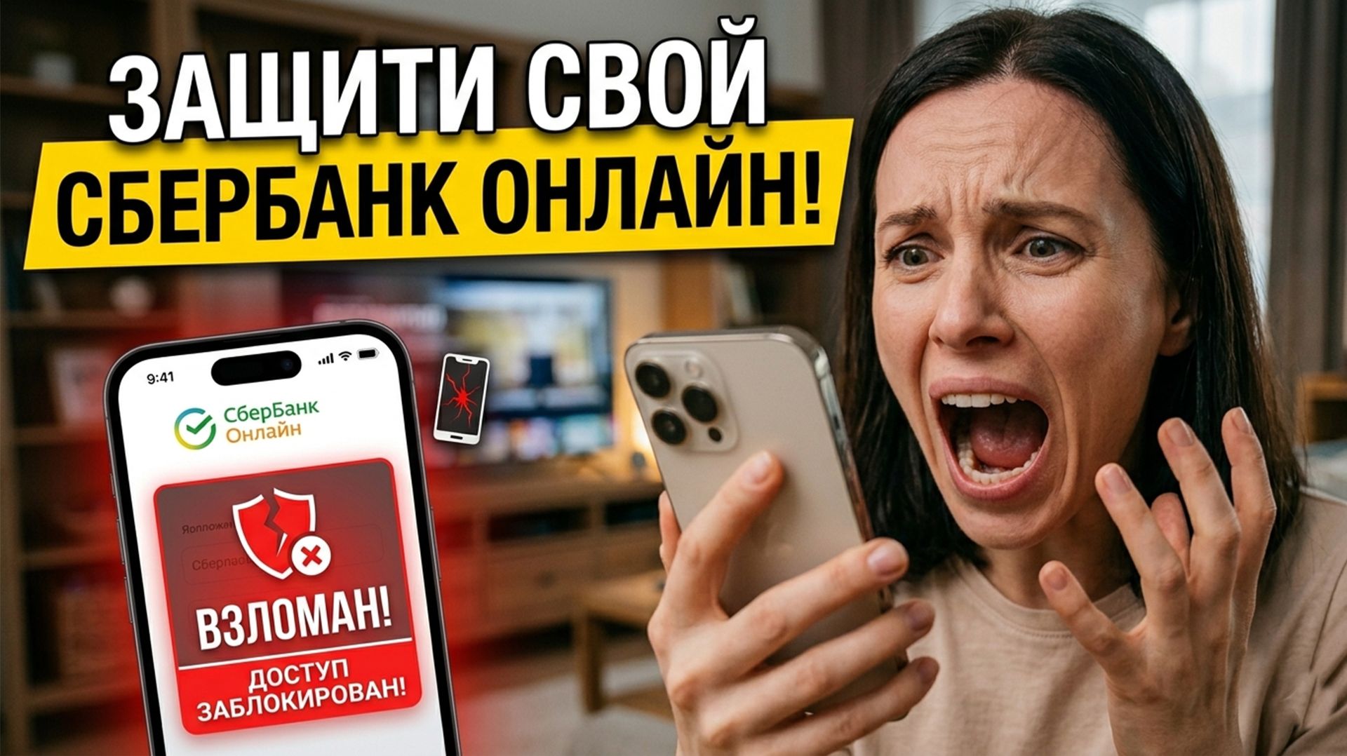 ⚠️ ВНИМАНИЕ! Ваш Сбербанк Онлайн в опасности! Как защититься за 5 минут?