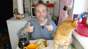 Обед с Рыжулей. Раскаяние Петра и сожаление Иуды. Мукбанг. Обжор. Еда на камеру. Диета. Шизофрения.