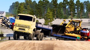 629 / ETS2 1.53 / Суровая Россия Забайкалье "R7" / КАМАЗ 65225 БАТЫР