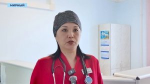 Врачи Мирного «разморозили» уснувшего на улице человека