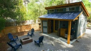 Строим уютный домик-сарай на заднем дворе. От проекта до финала