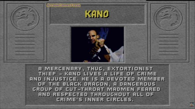 Интро Mortal Kombat 1 (1992) #2 Кано