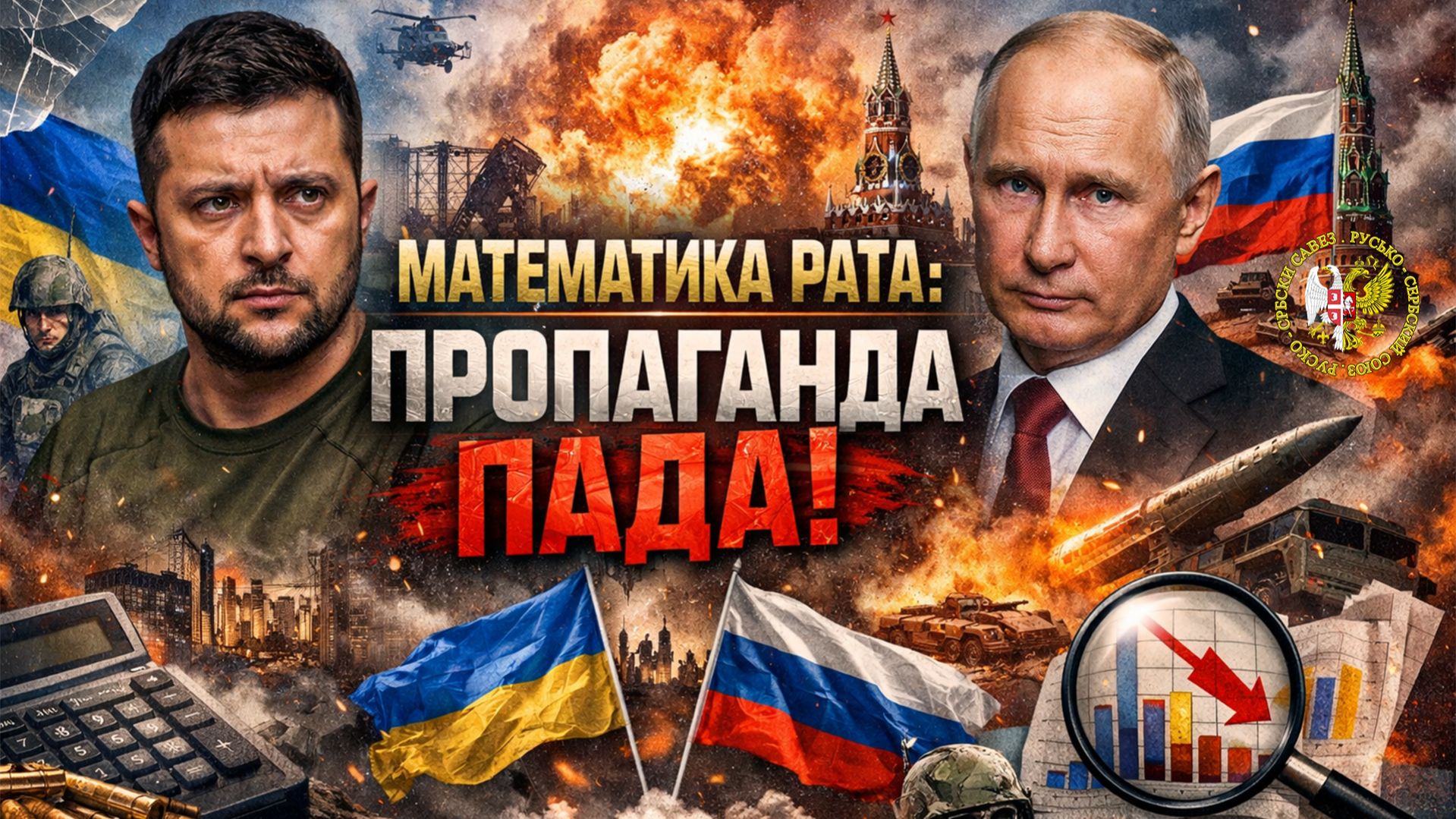 МАТЕМАТИКА РАТА - ПРОПАГАНДА ПАДА!