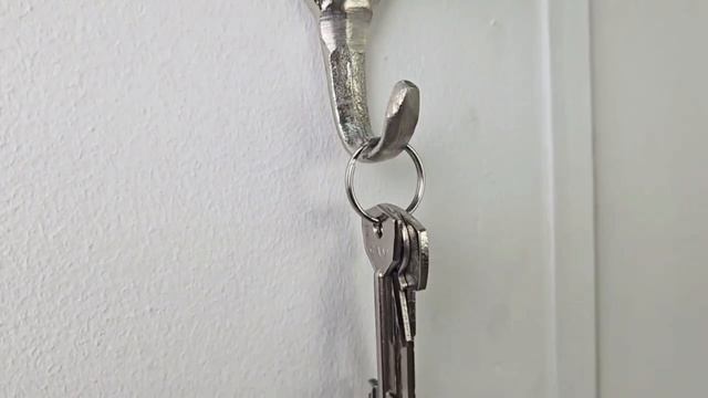 Металлический крючок для одежды КРАСАВЕЦ ОЛЕНЬ, серебряный, 18х8 см, 1541000-1