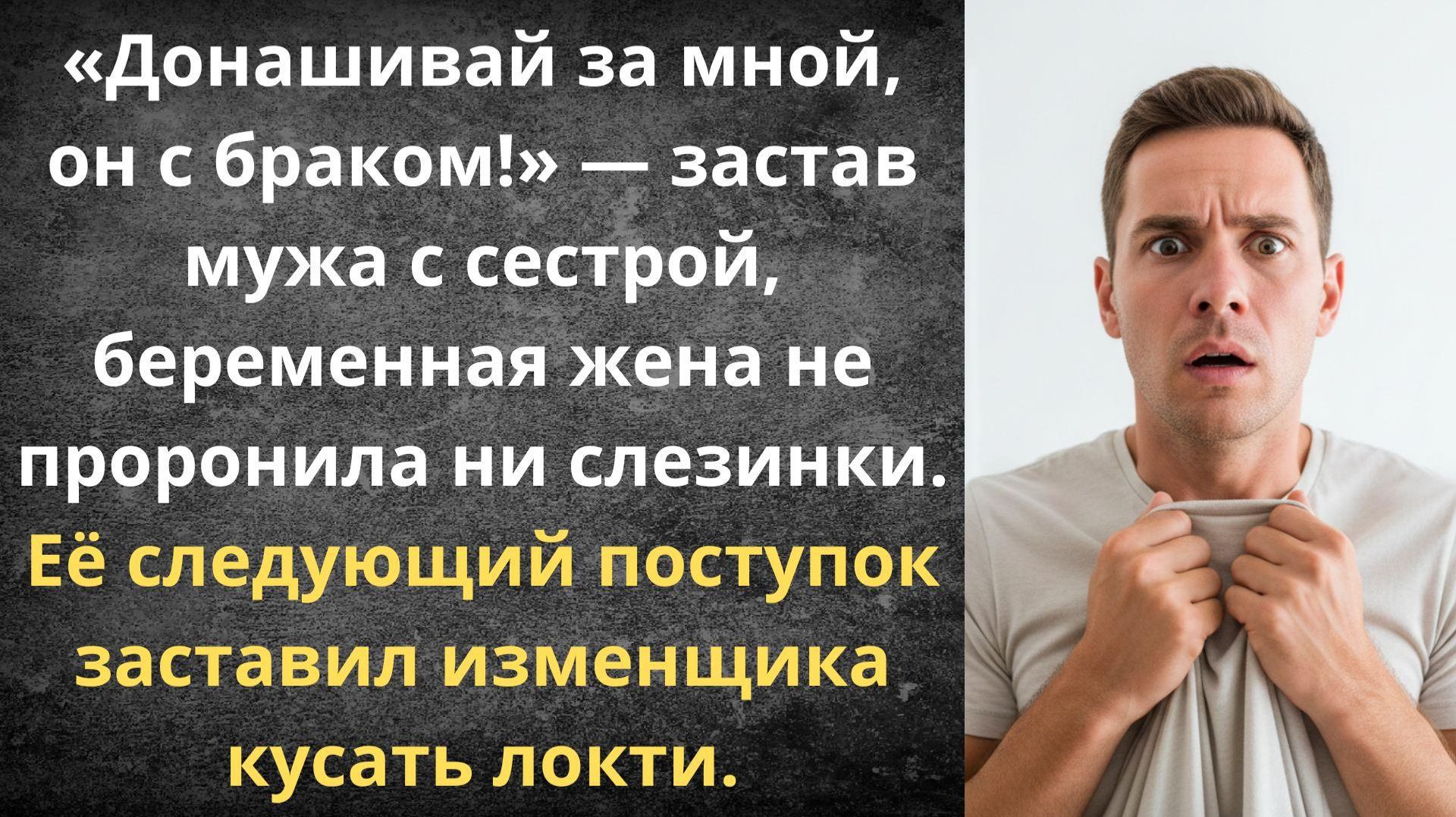 Измена мужа с родной сестрой  Истории из жизни