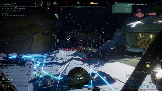 Сражение на корпусе корабля против Smoke Jaguar в DLC Ghost Bear в MechWarrior 5 - Clans, 2026-04-17