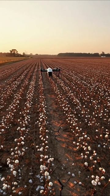 Дрон над хлопковым полем: будущее сельского хозяйства дроны сельскоеХозяйство хлопок