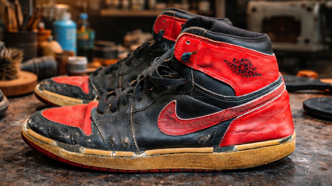 Реставрация старых кроссовок