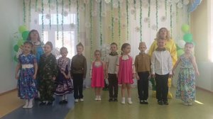 "Фронтовые артисты" Сергей Войтенко. Песню исполняют: "Задоринки" (детский сад "Буратино)"