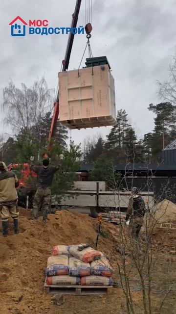 Монтаж погреба на участке 👷♂️