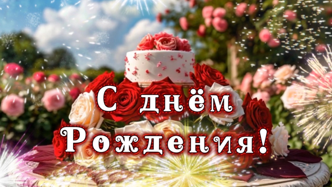 С днем рождения! Сегодня солнце встало для тебя, песня с днем рождения