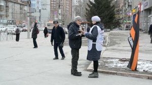 16апр26, чт, пл Калинина. Обращения Патриотов Отечества Новосибирского штаба РОМШ НОД России