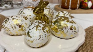 Как украсить яйца на Пасху. Быстрый, красивый способ.
