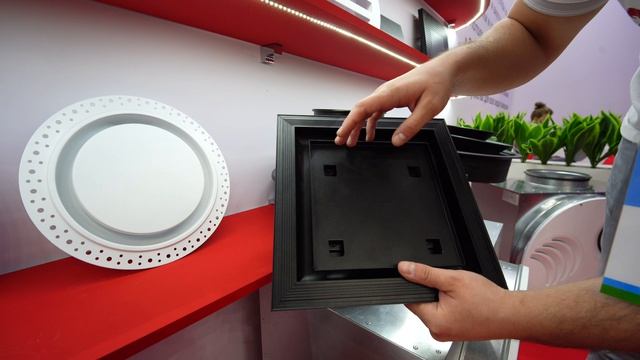 СКРЫТЫЙ круглый/квадратный диффузор РЭД-ЛУК-SIR-D