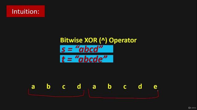 137 - Bit Manipulation - Find The Difference (LeetCode 389)