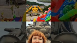 Буддийский храмовый комплекс со статуей Будды г. Дуньхуа(провинция Цзилинь, Китай).