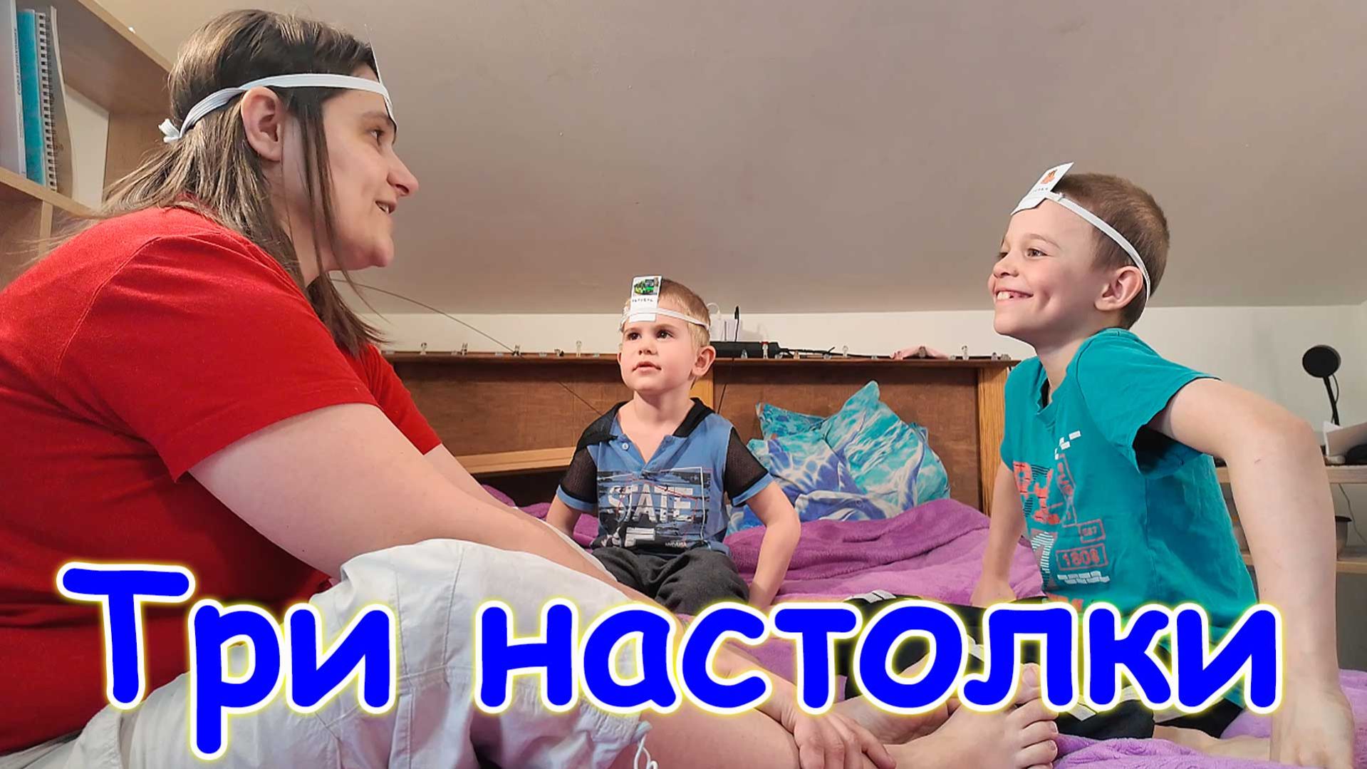 Играем с детьми в настолки. (04.26г.) Семья Бровченко.