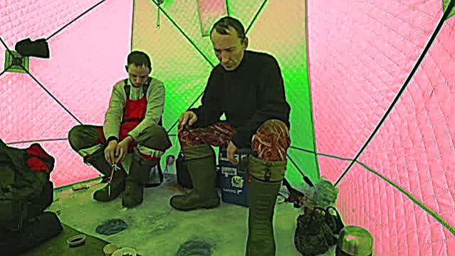 Окунь в глухозимье