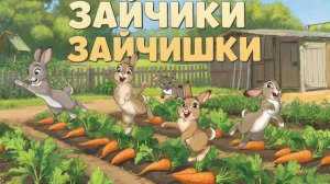 Музыкальный мультфильм для детей | Зайчики зайчишки
