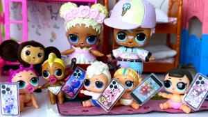 КАК ПРОНЕСТИ ТЕЛЕФОН В ДЕТСКИЙ САД? 😁😁📱Куклы ЛОЛ пупсики #мультики ДАРИНЕЛКА
