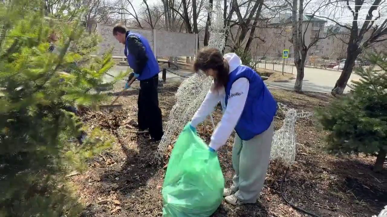Больше 40 школьников приняли участие в субботнике