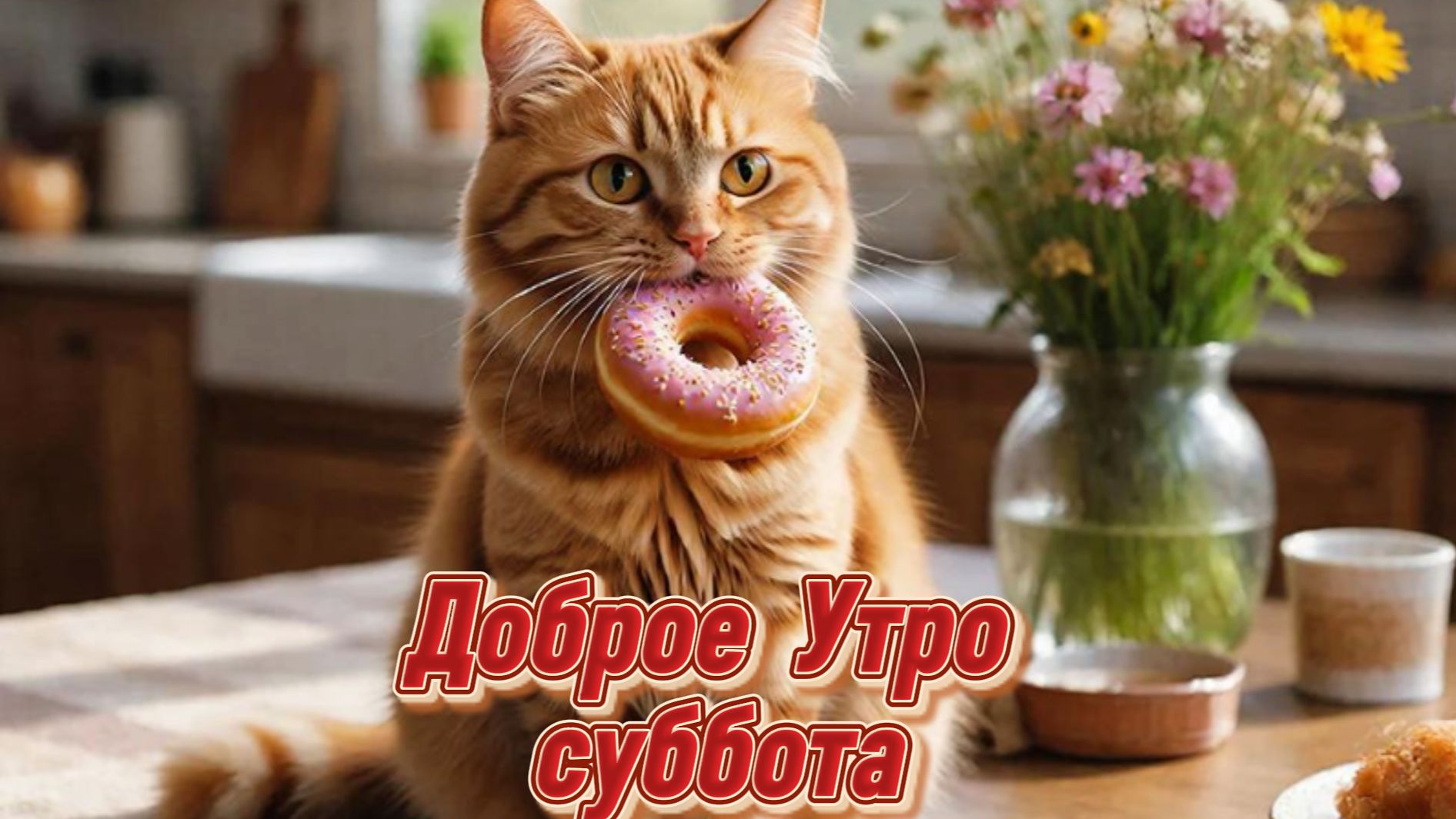 Доброе утро суббота: музыкальная открытка и пожелания | Домохозяйка Ната