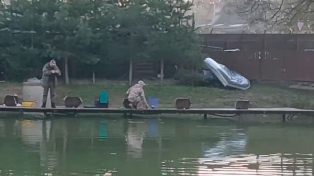 Первые поимки до зарыбления.