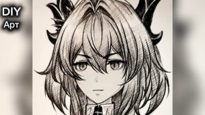 Вот как нарисовать аниме девушку карандашом. DIY Арт