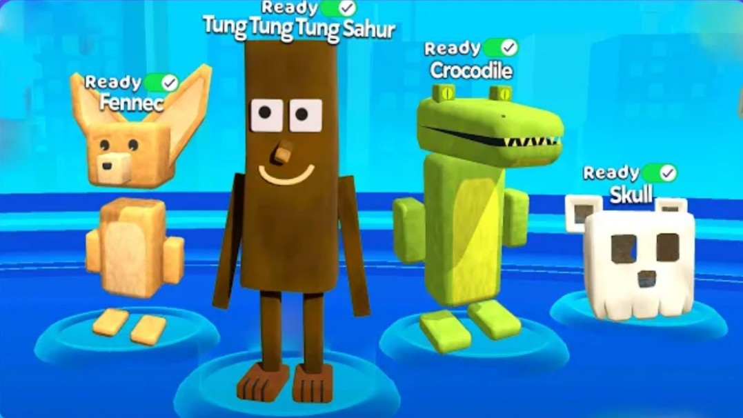 Отряд Тунг Тунг Тунг Сахур играет в прятки в пустыне Бемотеп/прохождение Супер Медведь🍯🐻