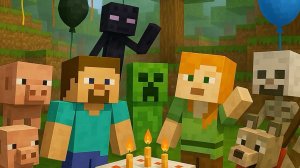 нормальный minecraft против Майнкрафта в чёрно-белом
