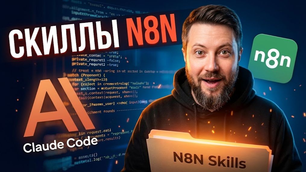 🔥СКИЛЛЫ для Claude Code: N8N-автоматизация за 5 минут