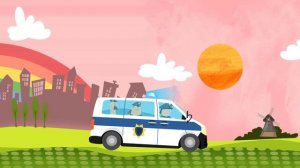 полиция 👮♂️ мультфильм для детей